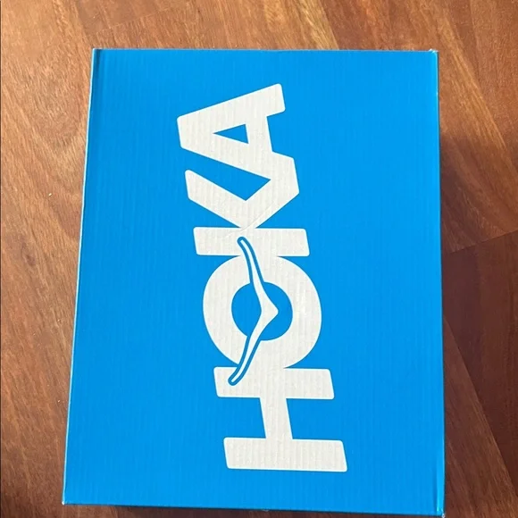 New Hoka Kawana 2 Sneakers - Soft Blue and Lime - Picture 15 of 16